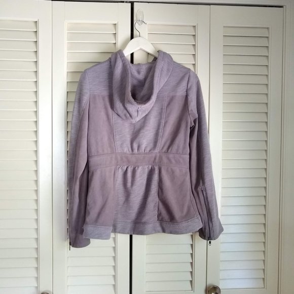 Anthropologie Akemi & Kin Suede Block Hoodie, M - Picture 2 of 6